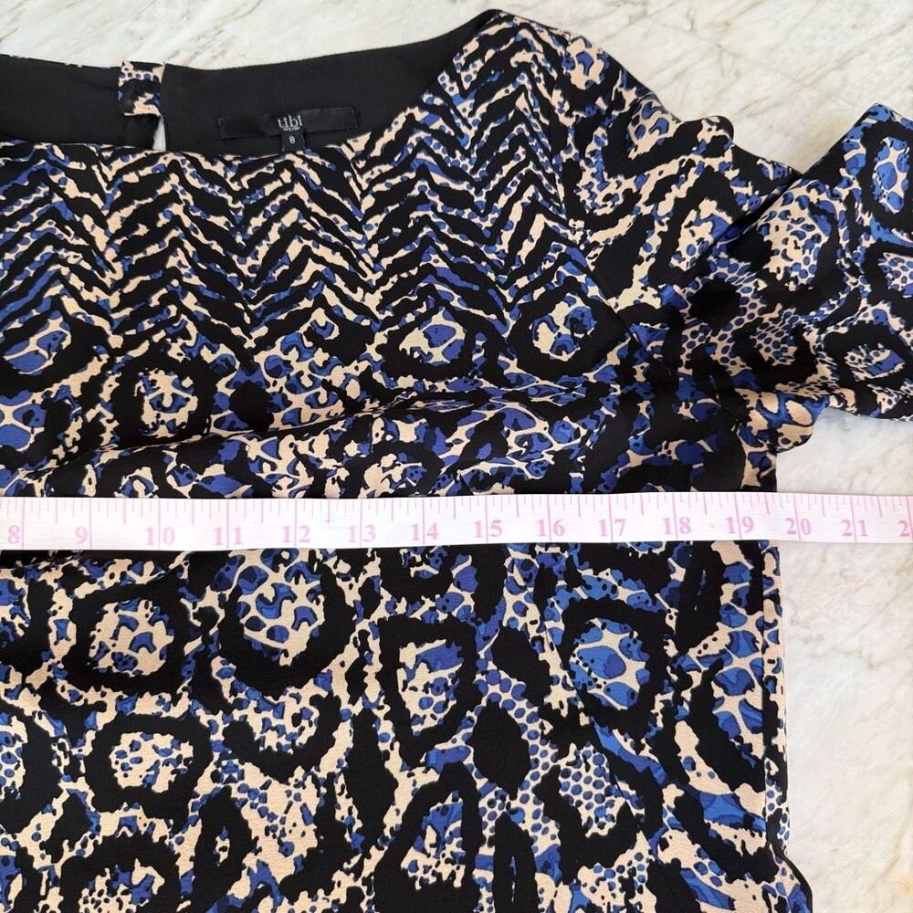 Tibi 100% Silk Python Print Long Sleeve Mini Shif… - image 7